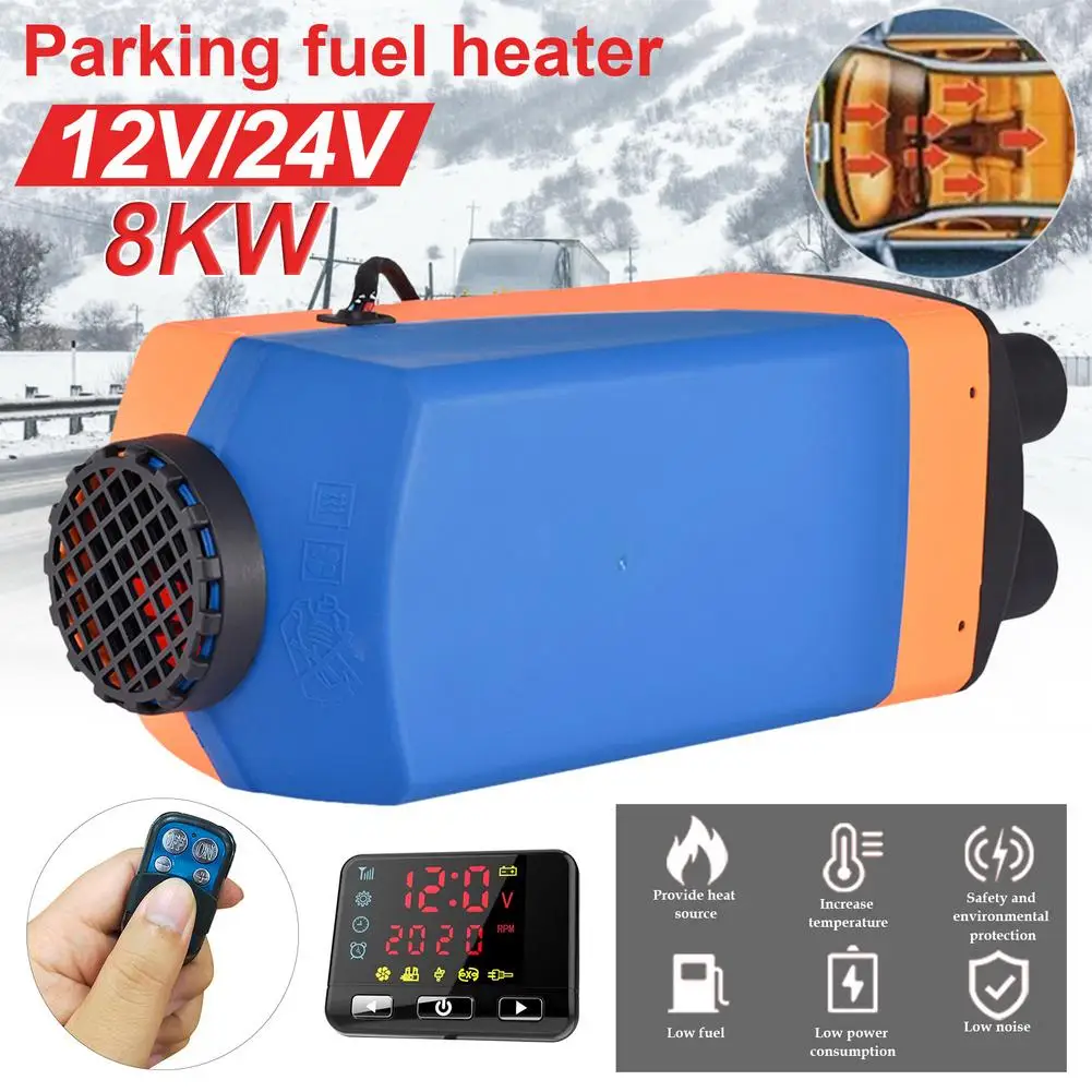 

Car Air Heater Parking Heater LCD-screen Diesel Heater For Vehicle Winter Heater Warmer For Motorhome Trucks Boats Car Heater
