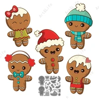 gingerbread man 2022 new metal cutting dies christmas cards stencils for making scrapbooking paper cards craft embossing cut die