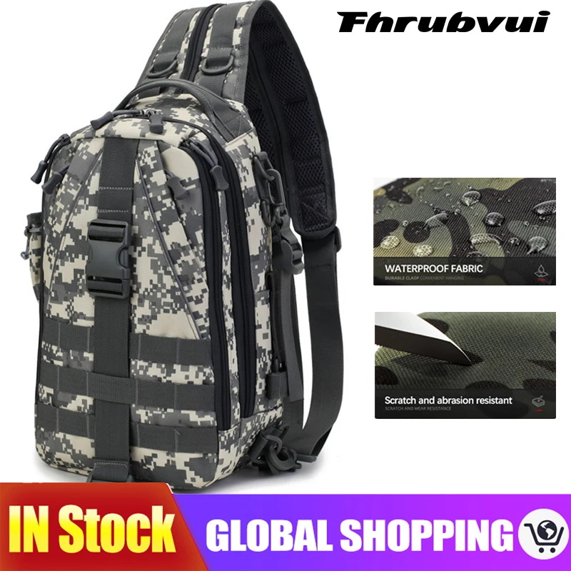 Ombro ao ar Livre Bolsa Militar Esportes Escalada Mochila Ombro Tático Caminhadas Acampamento Caça Daypack Pesca