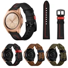 Ремешок для часов Huawei Watch GT2 GTSamsung Galaxy Watch 4 3Active 2, кожаный Воздухопроницаемый браслет для Amazfit GTR, 22 мм 20 мм