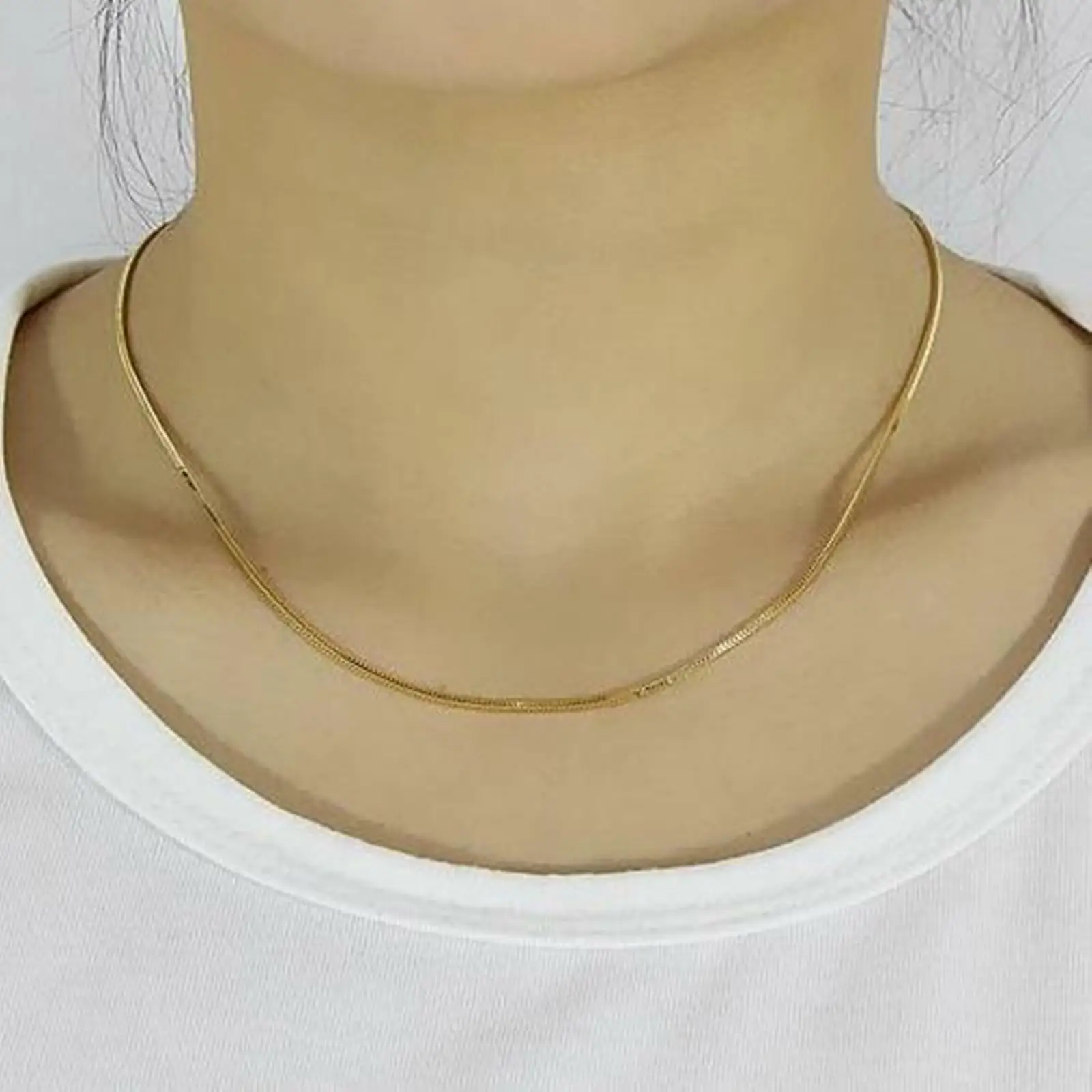 Женская цепочка из белого золота 18 К В миланском стиле 2 5 г дюймов 16 Au750|Ожерелья| |