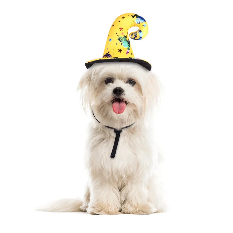 Шляпа для животных собак кошек шляпа украшение на Хэллоуин регулируемая шапка