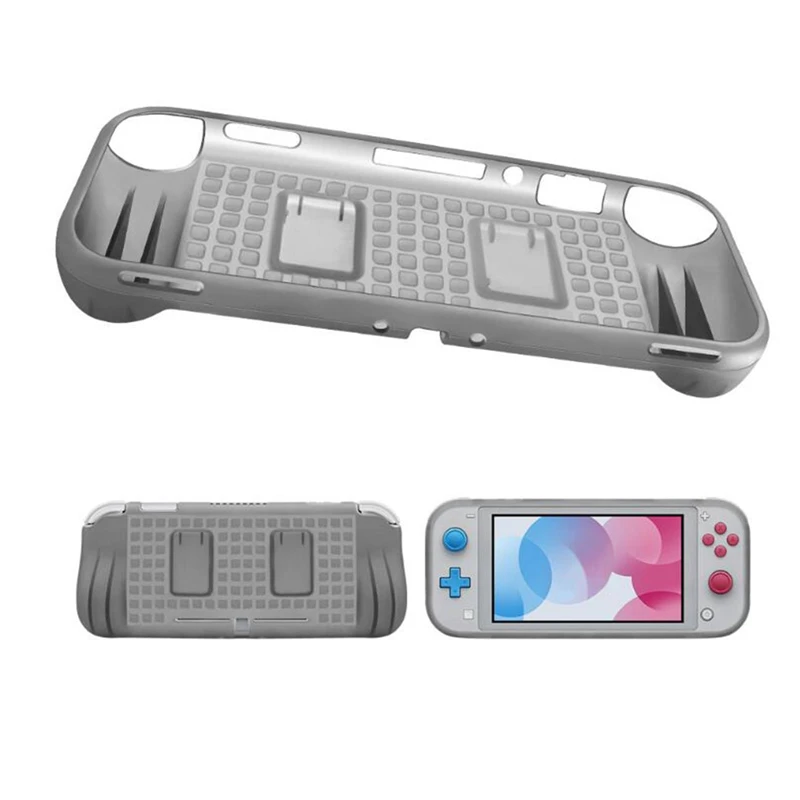 

For New Nintend Switch Lite Mini Case Protective Soft Silicone Hand Grip Skin Shell Cover Handle Holder Game card TPU Protective