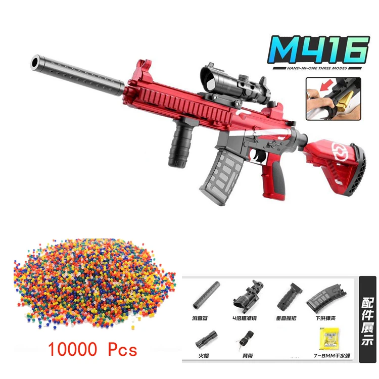M416 ручные игрушечные пистолеты для мальчиков с водой модель пластмассового