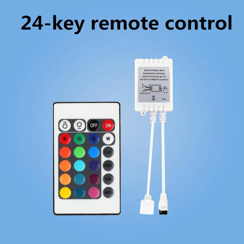 24-key RGB controller infrared led 12-24V lamp strip |