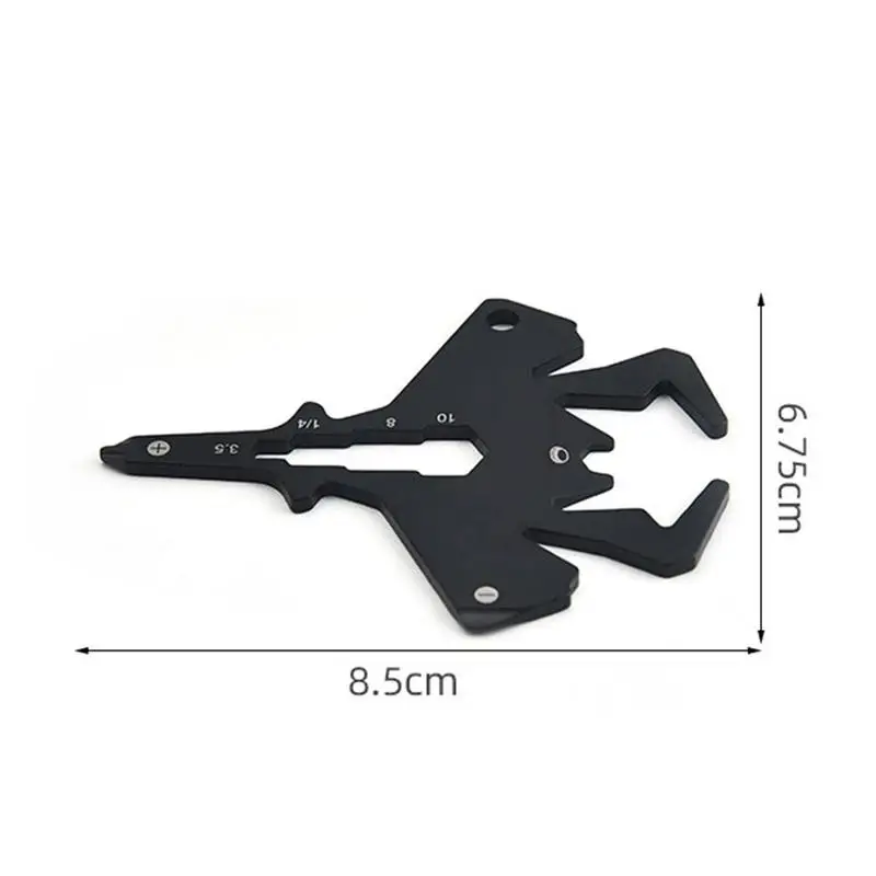 

Fighter Styling Tool Outdoor Multi-function Survival Tool Card Bottle Opener External Hexagon Socket Wrench Bottle Opener
