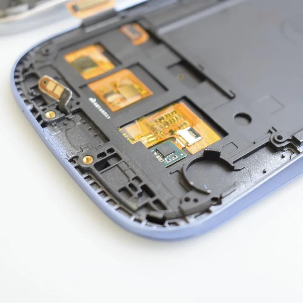 Для samsung Galaxy S3 TFT lcd дисплей lcd кодирующий преобразователь сенсорного экрана в сборе с рамкой для samsung Galaxy S3 i9300 i9300i i9308i