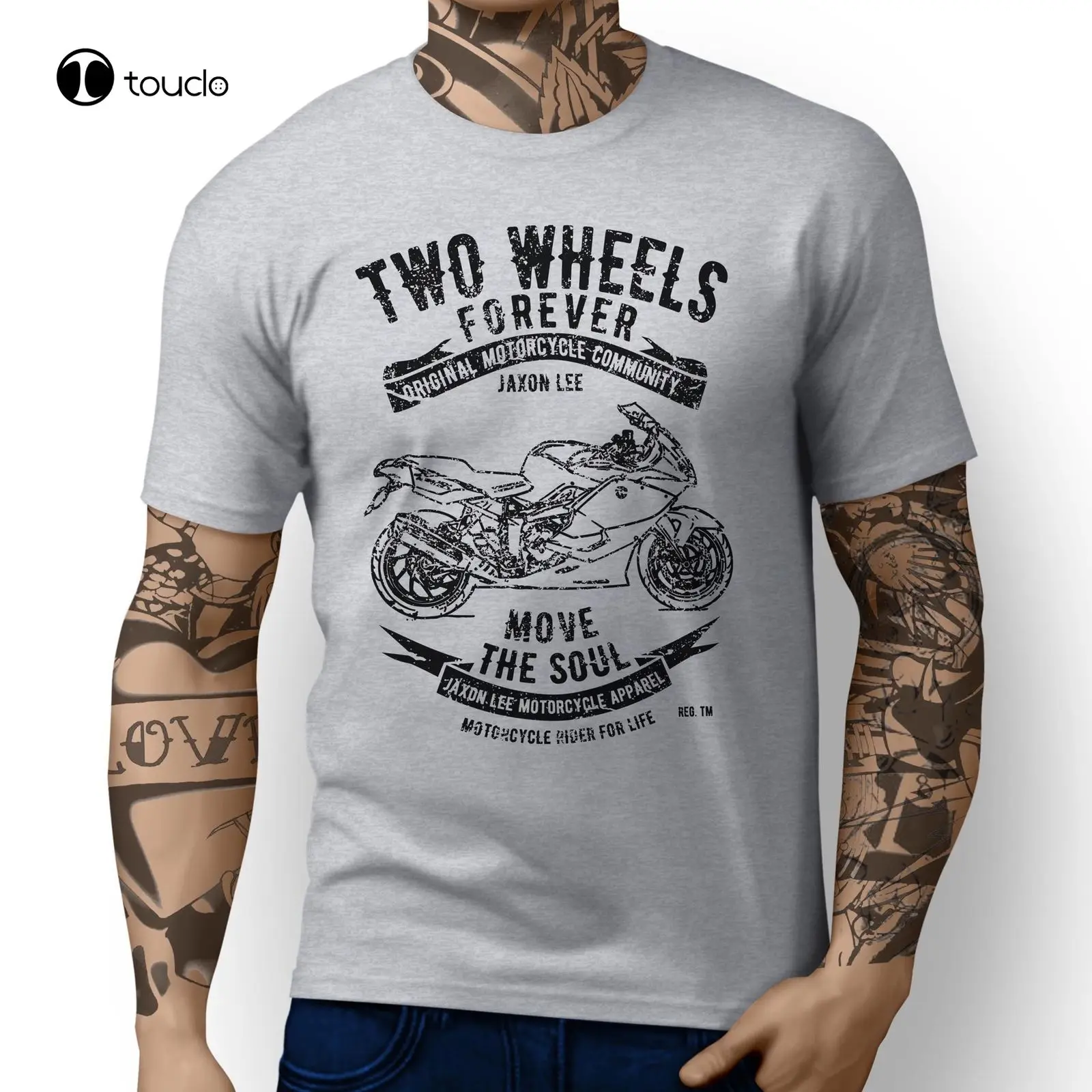 

New Summer Print T Shirts Men Germany Classic Motorbike K1300S Inspired Motorcycle Art Design T-Shirts Tee Shirt Unisex