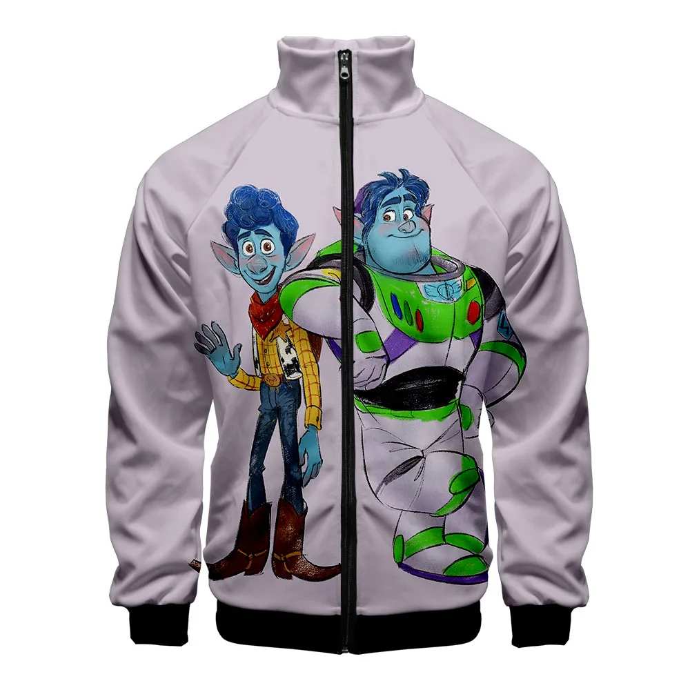 

Find The Magic: Pixar Onward Jacket Custom 3d Zipper Men's Jacket Cartoon Anime Bomber Jackets Coat Male Casual Streetwear Tops