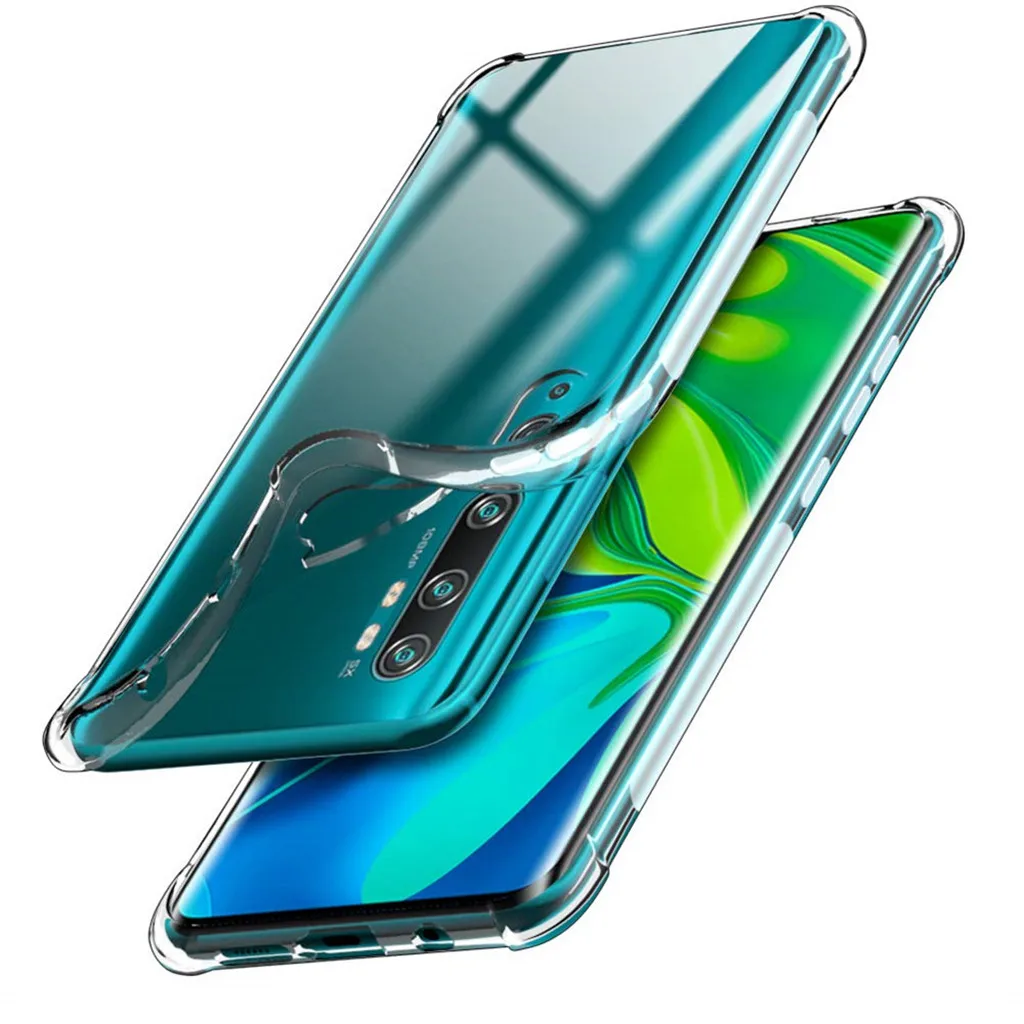 Фото Прозрачный Чехол для телефона Xiaomi mi Note 10/Note 10 Pro нескользящий защитный Xiao CC 9 Прозрачный Чехол для телефона Xiaomi mi Note 10/Note 10 Pro нескользящий защитный Xiao CC 9
