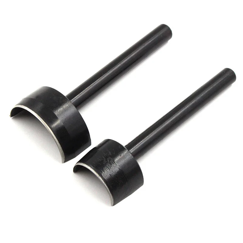 

DIY1/2 Semicircle Punching Stitching Cut Steel Leather Corner Cutter Kits Manual Round Leather Punch Tool Belt arc shape tools