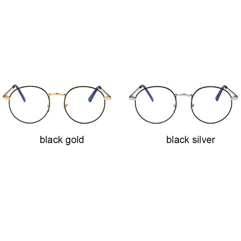 Круглая оправа для очков с защитой от синего цвета светильник очки Ретро