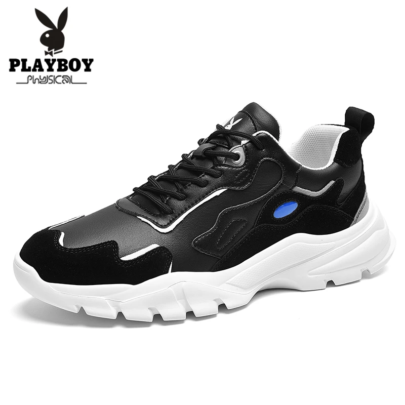 

PLAYBOY New Running Shoes Men Outdoor Sport Shoes Breathable Lightweight Sneakers Upper Anti-slip Rubber Outsole Men's Shoes