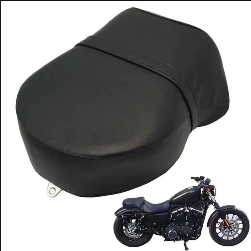 

Motorcycle Black Rear Passenger Seat Pillion Cushion Pad Seat For Harley Sportster Iron XL 883 Nightster 1200 2007-2015