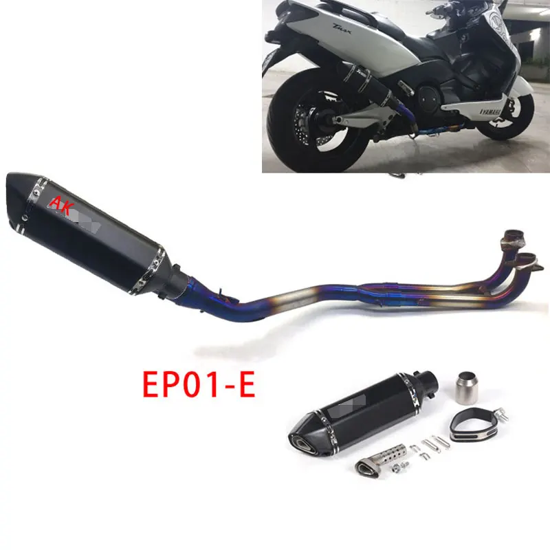 Полная система выхлопной трубы для Yamaha T-MAX Tmax 500 530 T-MAX 500 530 2001- с выхлопом с db killer
