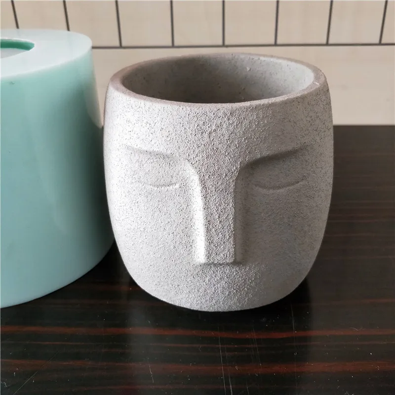 Силиконовые формы для плантаторов форма бетонных цветочных горшков креативная