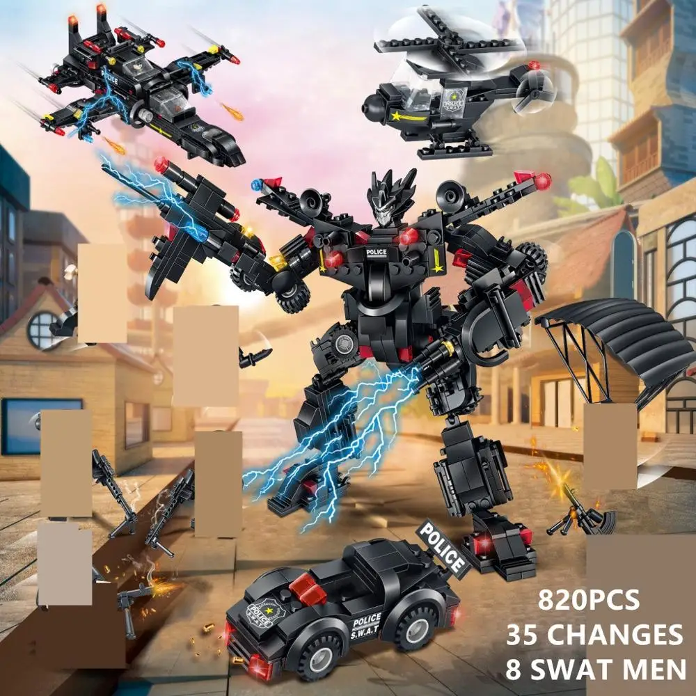 820 для мальчиков из двух предметов детей возрастом подарки на Рождество кирпичи с