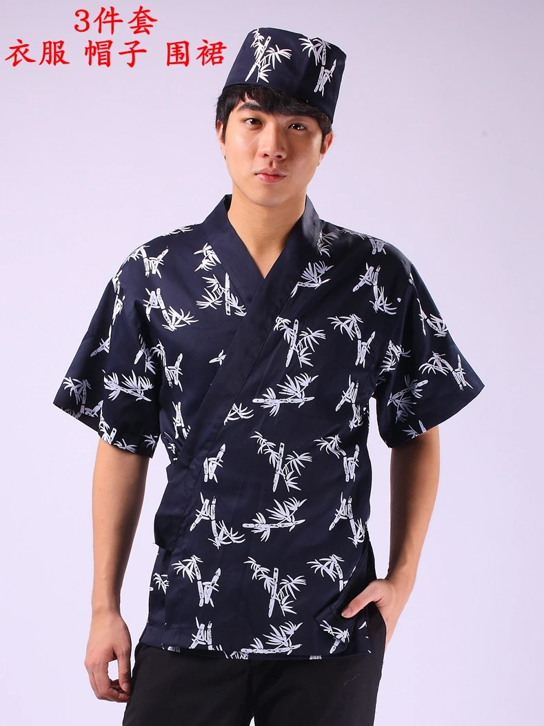 Японский ресторанный сервис приготовления пищи японская модель кухня Рабочая