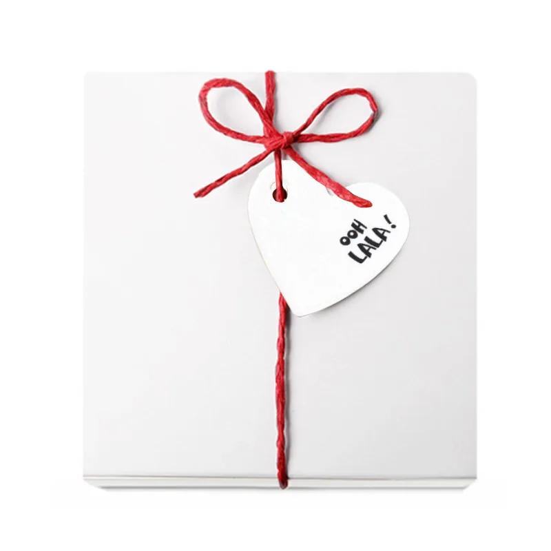 100 шт. 3*3 см ценовая этикетка в форме сердца этикетки для одежды карточка из