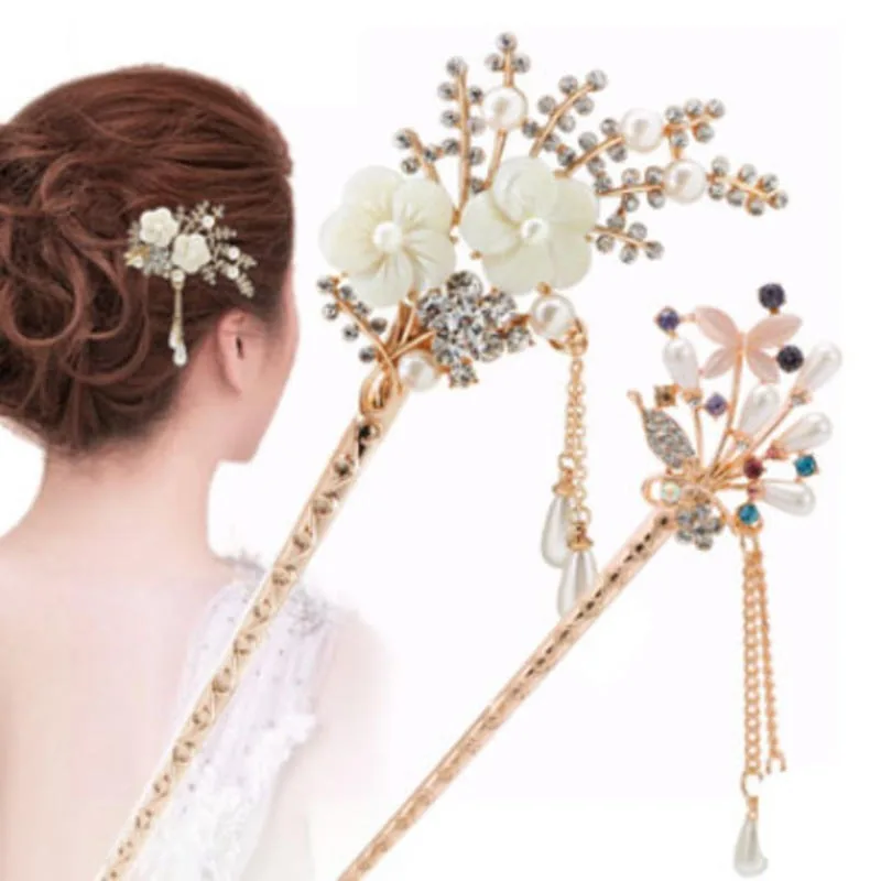 Элегантные сексуальные украшения для волос заколки в китайском стиле аксессуары