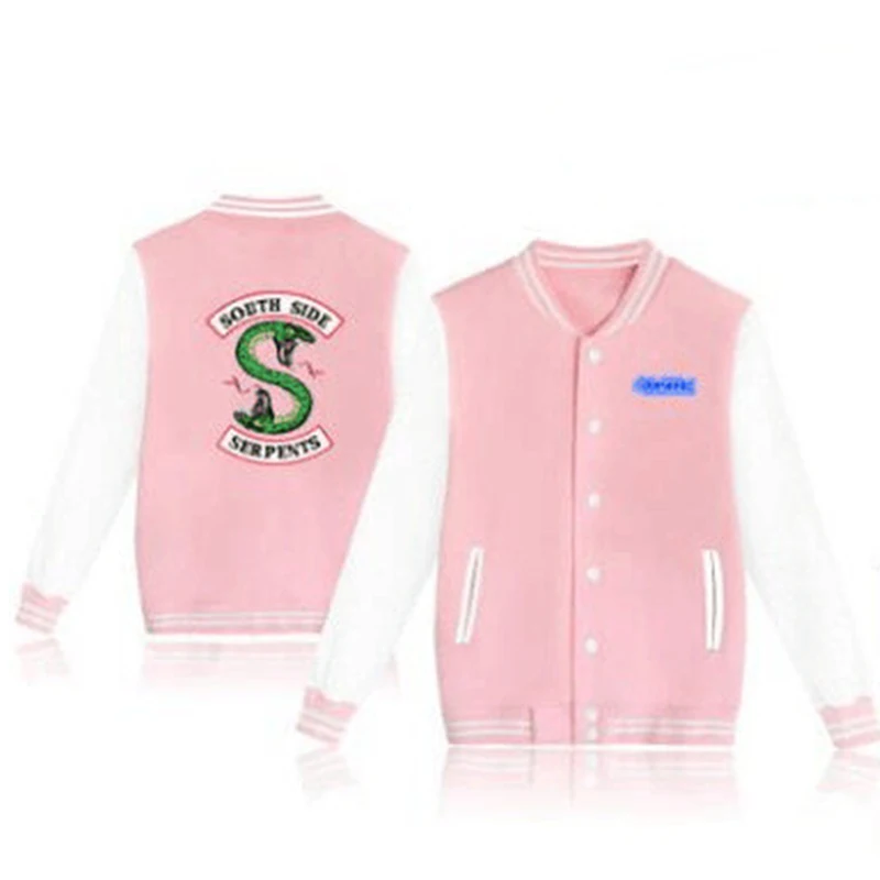 jacket 5 American TV South Side Serpents Riverdale Southside Women Fashion Jacket South Side Mens Female Fans Casual Baseball Jacket - Цвет: jacket 5