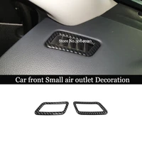 abs mattecarbon fibre for nissan qashqai j11 2014 2020 car front small air outlet decoration cover trim car accessories styling