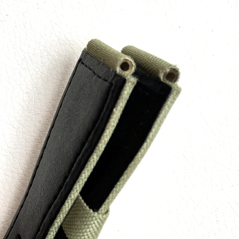 MERJUST 34mm*24mm Camo Army Green Nylon Canvas Watch Strap For Bell Series BR01 BR03 Watchband Bracelet Belt