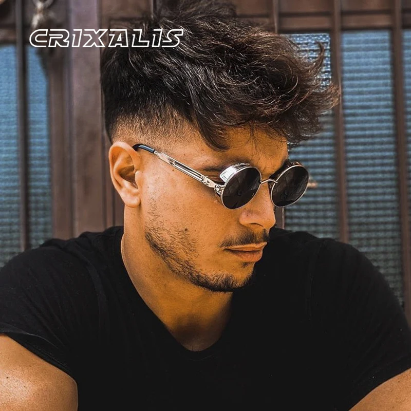 Солнечные очки в готическом стиле UV400 для мужчин и женщин винтажные