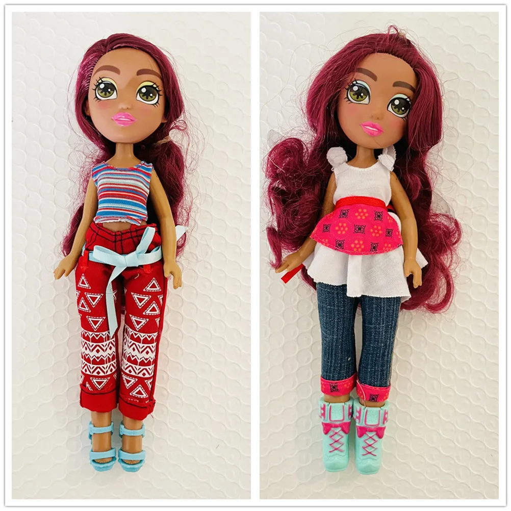 Оригинальная кукла 25 см модная Кукла с красными волосами и большими глазами