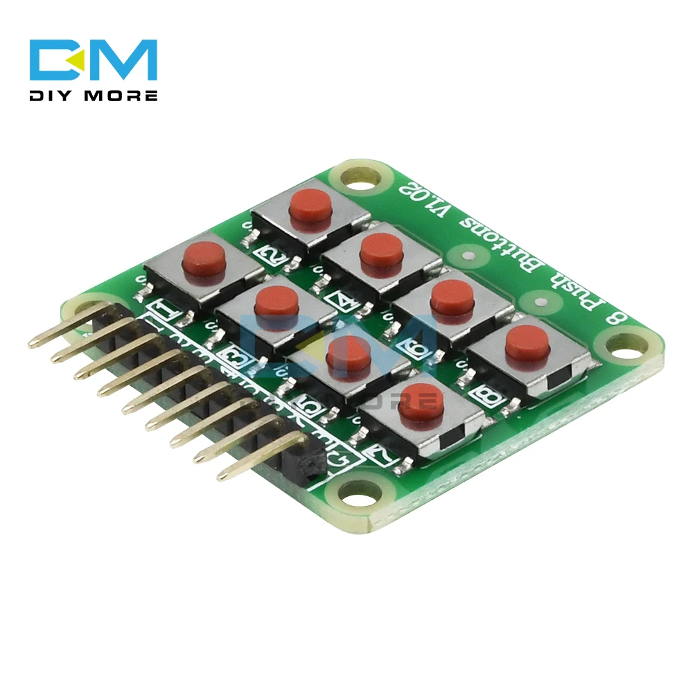 2x4 клавиатуры 4x2 8 кнопочных кнопок V1.00 кнопочная Матрица Кнопка для Arduino AVR PIC 2*4