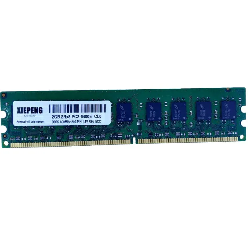 Серверная оперативная память для Dell Precision Workstation 390 370n 380n T3400 2G DDR2 800 МГц 2 Гб 2Rx8 ECC