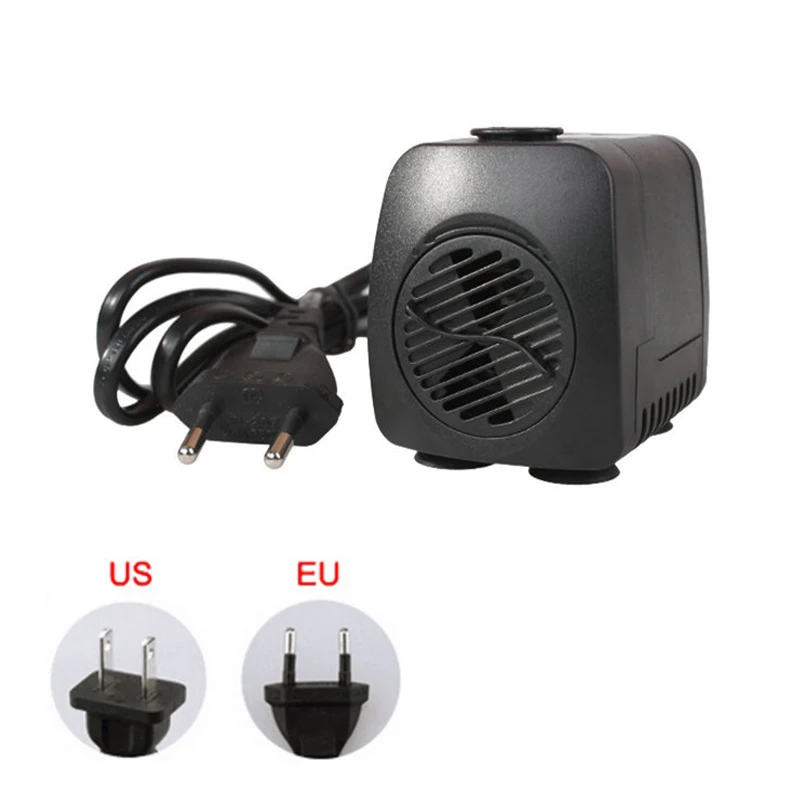 10 Вт маленький водяной насос 110V/220V для аквариума пруд фонтан с 600L/ч регулируемый