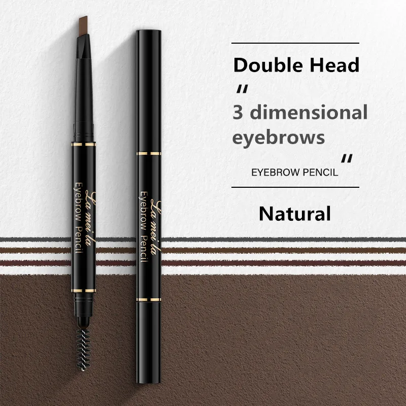 

Long Lasting Waterproof Natural Eyebrow Pen Eye Brow Tint Makeup 6 Colors Eyebrow Pencil Brown Black Grey Cosmetics