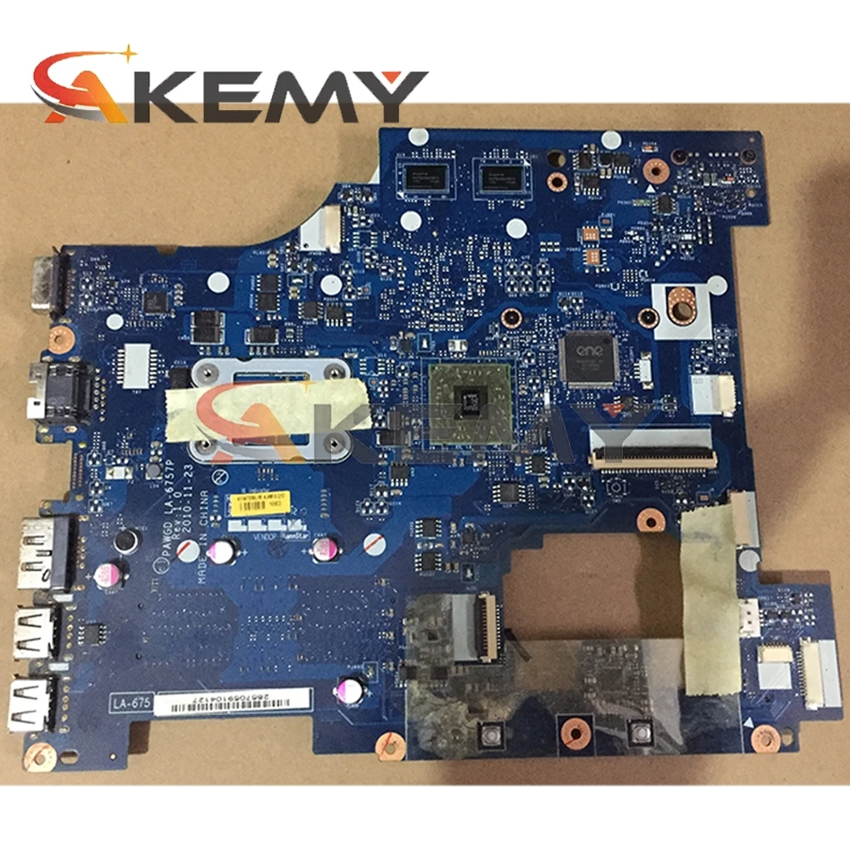 

Laptop motherboard For LENOVO Ideapad G575 EME300 Mainboard PAWGD LA-6757P 216-0774207