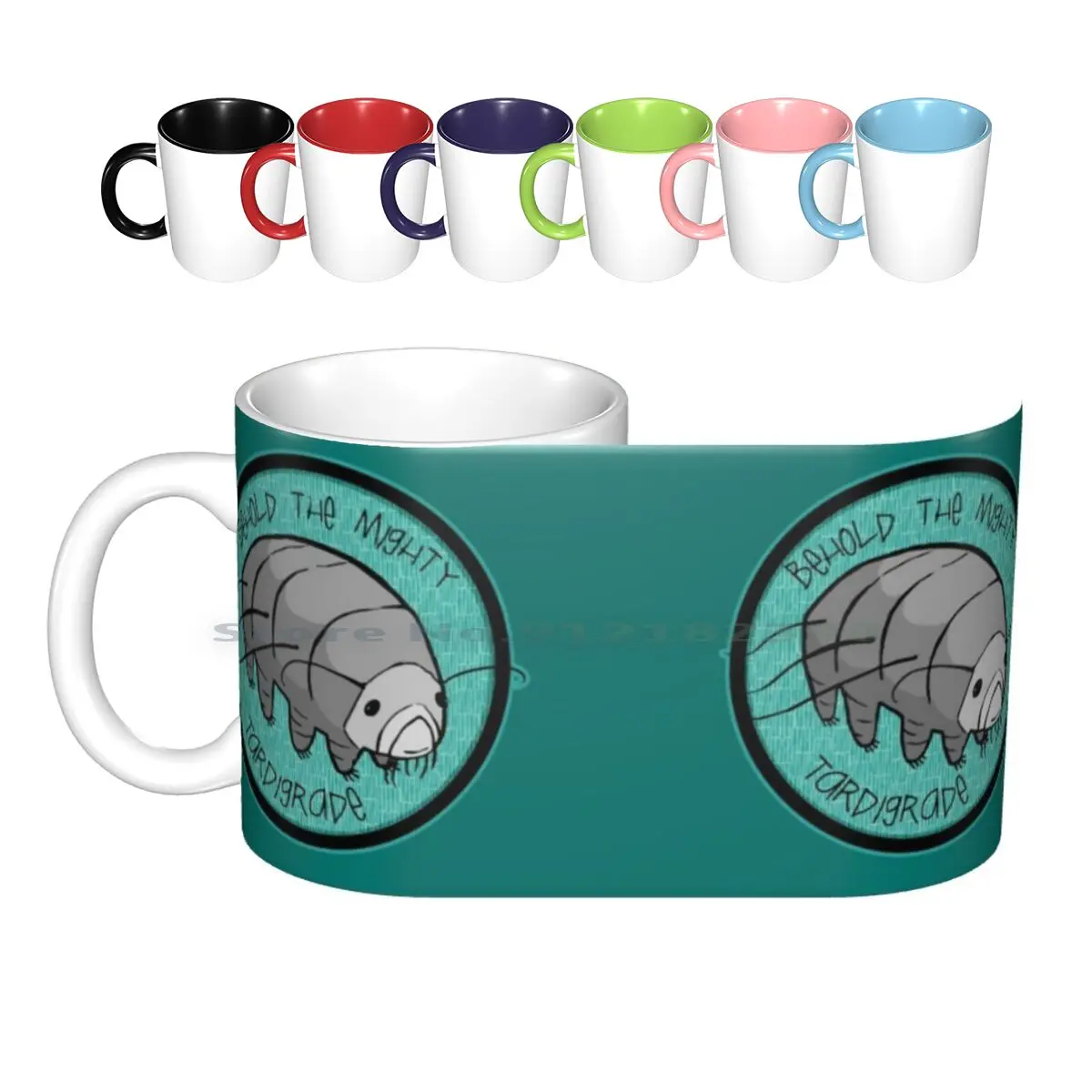 

The Mighty Tardigrade Ceramic Mugs Coffee Cups Milk Tea Mug Tardigrade Voz Perkins Fishcakes Science Biology Waterbear Water