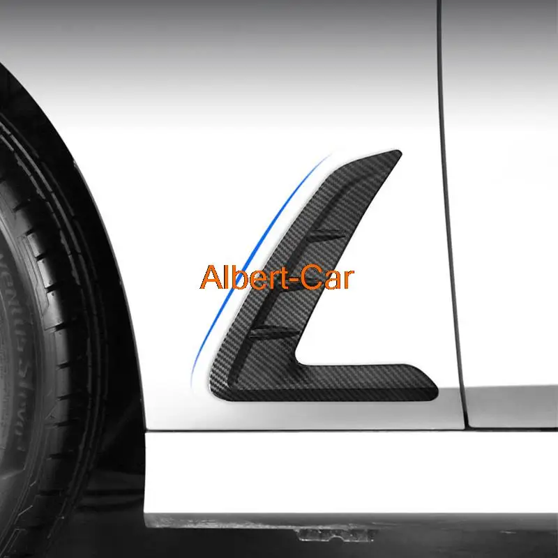 

2Pcs Car Exterior Side Body Air Outlet Covers Trim Fender Decorative Stickers For BMW 3 Series G20 G28 2020-2021 Car Accessories