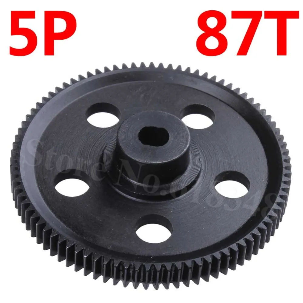 5 шт./лот для HSP Pangolin 94180 Metal Reduction Gear 87T Spur 18024 RC 1/10 радиоуправляемая модель Rock Crawler