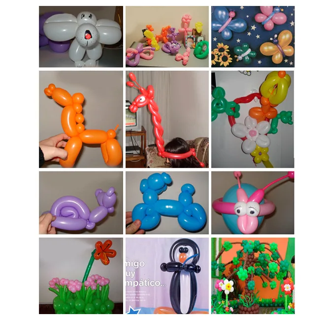 

Birthday Balloon Party Decoration Mixed Color Kids' Toy Latix Twisted Long Balloon Birthday Party toy