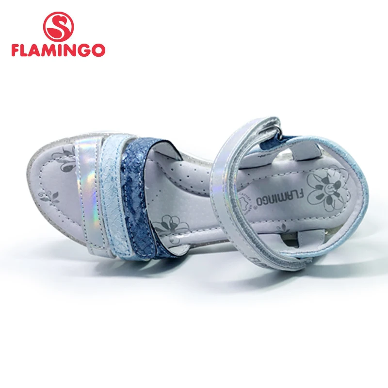 Летние детские сандалии с принтом Фламинго 2020 повседневные туфли принцессы на