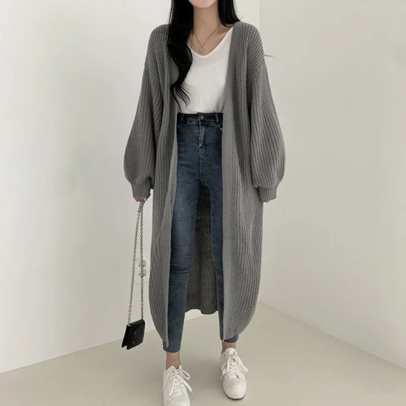 Корейский шикарный Unif кардиган на осень и зиму стильный свободный универсальный