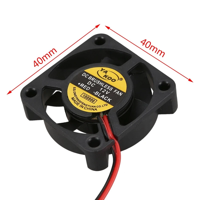 4 шт. DC12V 0.1A см вентилятор охлаждения для компьютера чехол Процессор радиатор и 2 XH