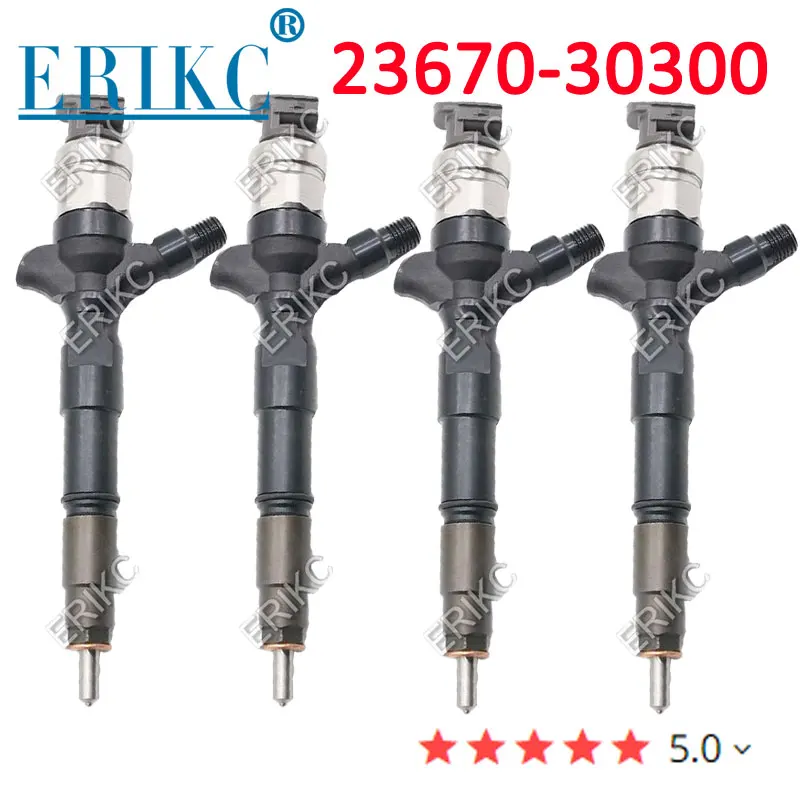 

4PCS Injectors 23670-30300 23670-39275 Common Rail Diesel Fuel Injector 095000-7380 095000-7381 095000-7382 for 2KD FTV ENGINE
