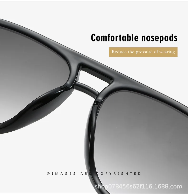 Лидер продаж 2021 модные мужские очки для вождения большого размера с градиентом