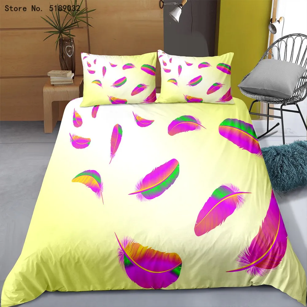 2/3 шт перо пододеяльник богемный Мандала стиль Стёганое одеяло один двойной