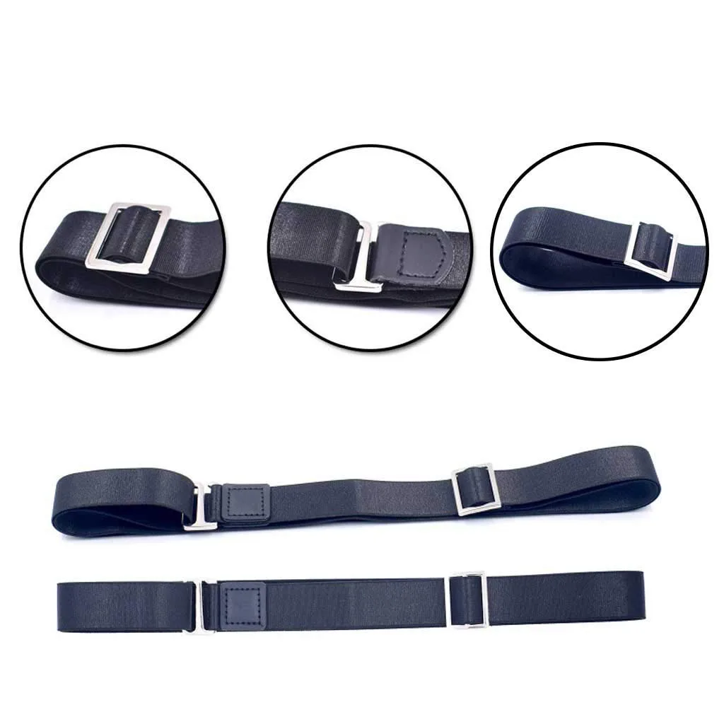 Нескользящая рубашка черный Регулируемый ремень подходит для рубашки женщин и