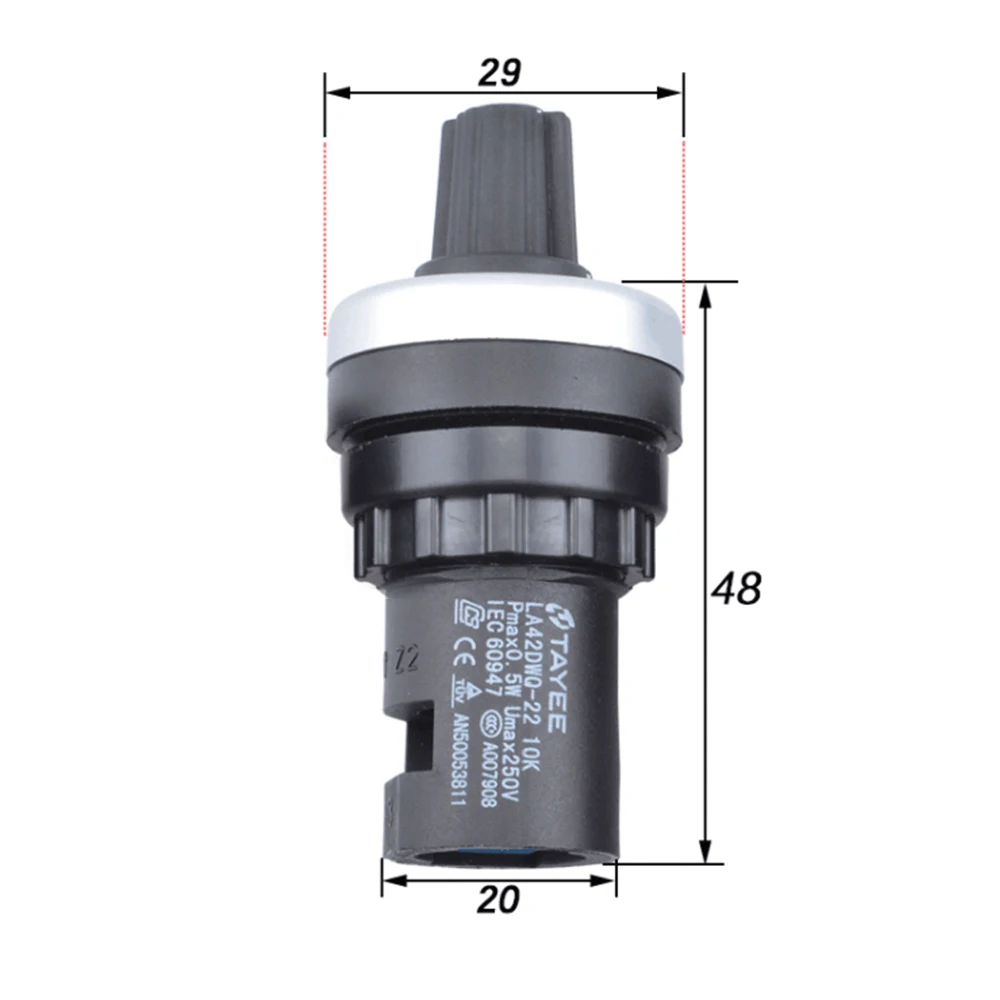 

LA42DWQ-22 LA42 Inverter Speed Control Potentiometer Resistance 1K 2K 5K 10K Popular