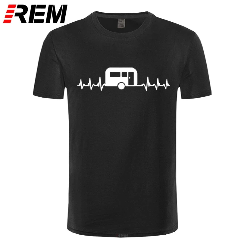 Футболка REM Its In My Heart Beat Caravanning футболка кемпингера С фургоном Бесплатная P & для