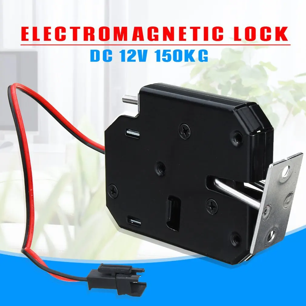 

Small electromagnetic lock DC 12V2A supermarket intelligent locker electronic lock access control electric lock mailbox lock