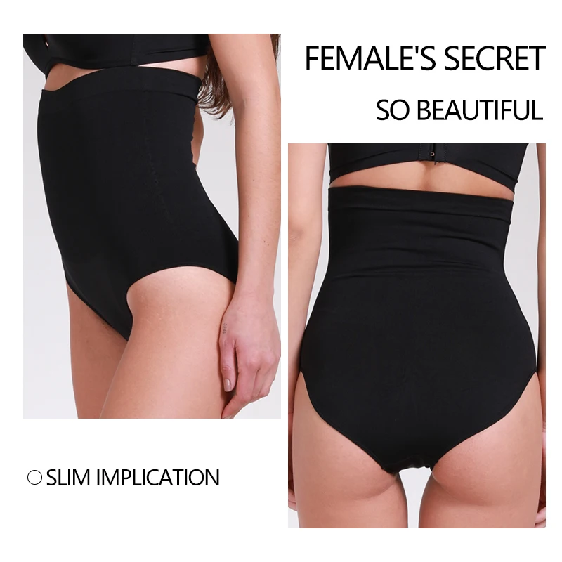 Для женщин Высокая талия Бесшовные трусы Postpartum Body Shaper прикладом животик Управление моделирующее белье Корректирующее утягивающее белье