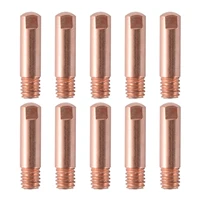 10 pcs high quality mb 15ak migmag 0 81 01 2mm welding torch contact tips thread gas nozzle conductive soldering upgrade